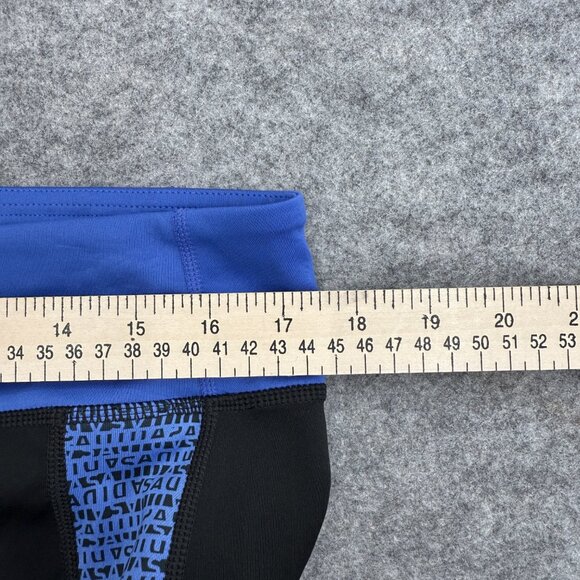 Adidas ClimaLite Women's Activewear Stretch Leggings Fitness Yoga Blue Black, XL - Picture 8 of 11